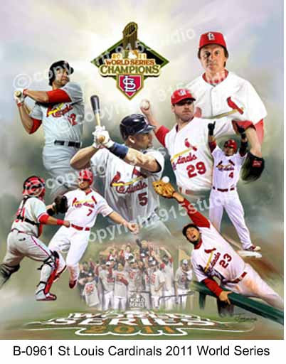 B-0961-St Louis Cardinals 2011 World Series – Pix To Last