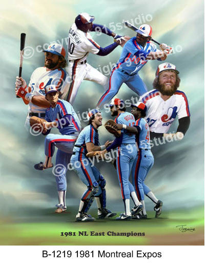 Montreal Expos 1994 uniform artwork, This is a highly detai…